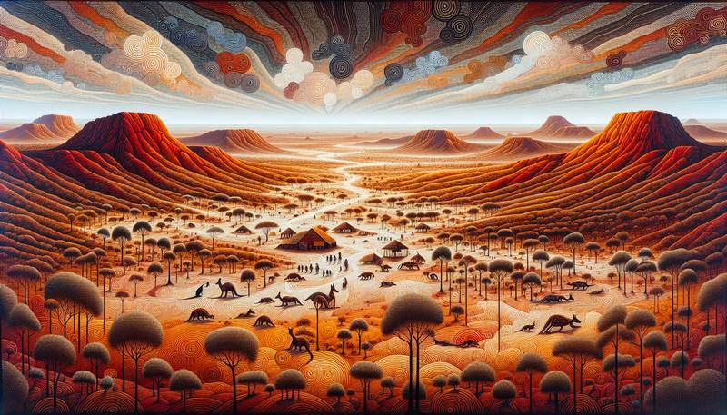 Echoes in Art: How Aboriginal Stories Shape Modern Australian Art