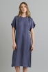 Dust Blue Carina Cupro Dress