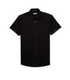 Tailored-Fit Organic Cotton Stretch Short Sleeve Shirt Black