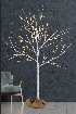 Glitter Leaf With Crystals Tree Decoration