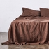 100% Linen Sheet Set in Cocoa