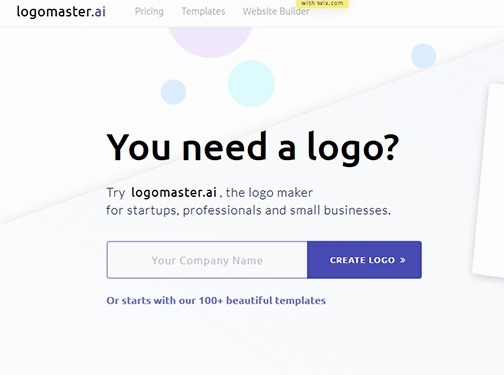 https://logomaster.ai/ website