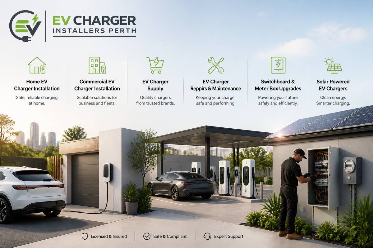 https://evchargerinstallersperth.com.au/ website